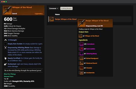 newworld db|new world crafting database.